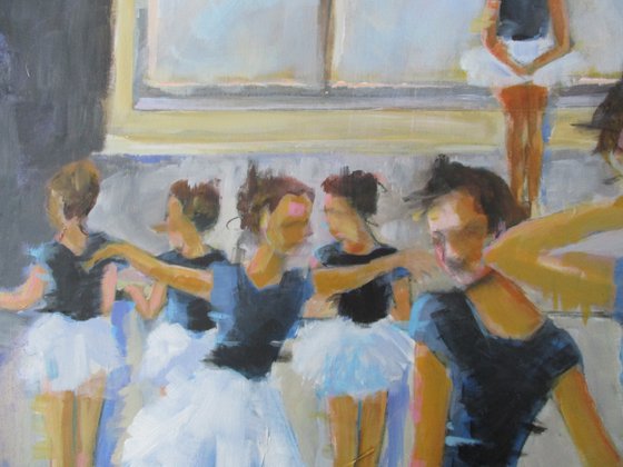 Ballet school 80x70 cm