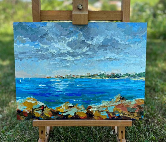 "Stones, sea and clouds"