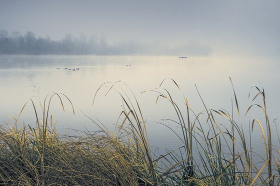 Silence over the water.