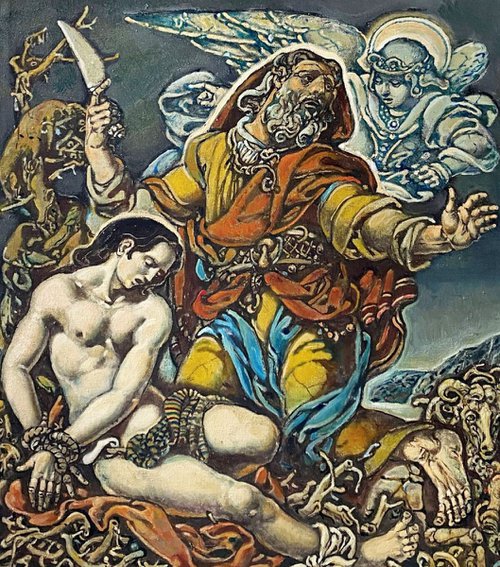Sacrifice of Abraham by Oleg and Alexander Litvinov
