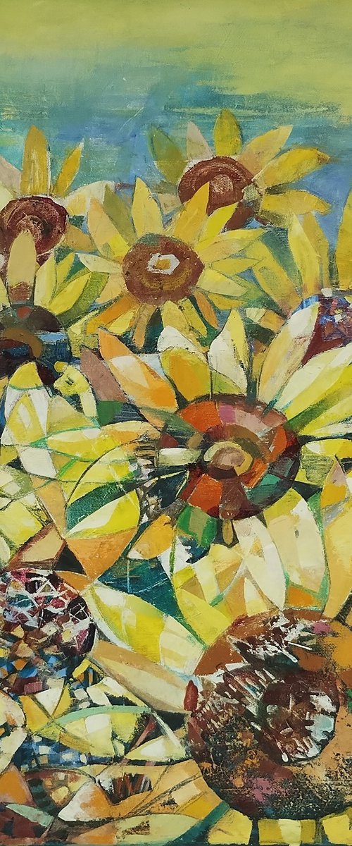 Sunflowers field by Galya Koleva