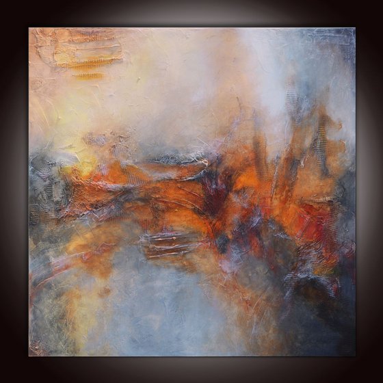 Inexorable Conscientiousness - large square painting