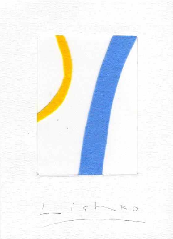 YELLOW AND BLUE 21*15 CM / 8,26*5,90 INCH \