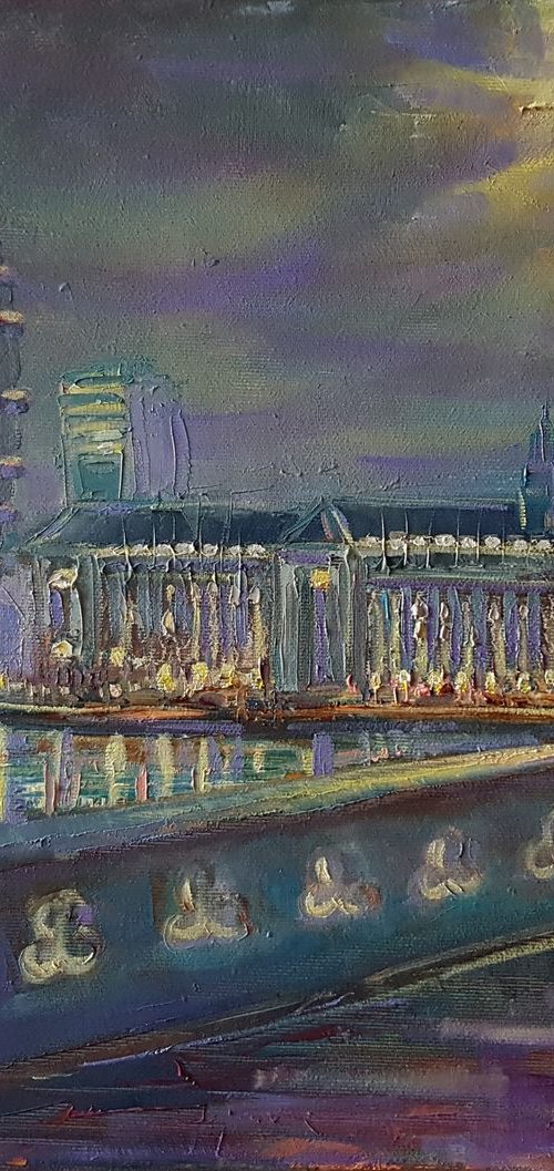 London lights by Mary Voloshyna