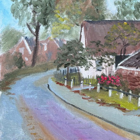Street in Dalen, Dutch village