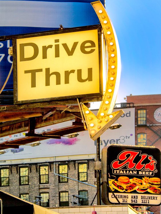 AT THE DRIVE THRU A Drive Thru America Chicago IL