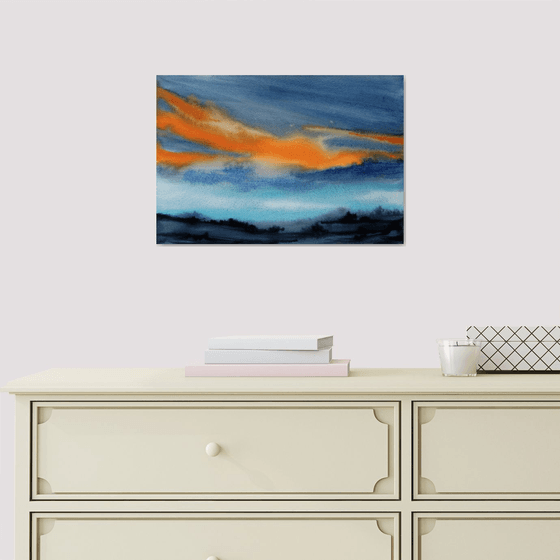Sunset painting