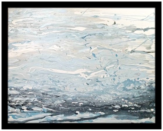Serenity // Fluid Abstract // 20x16" Canvas
