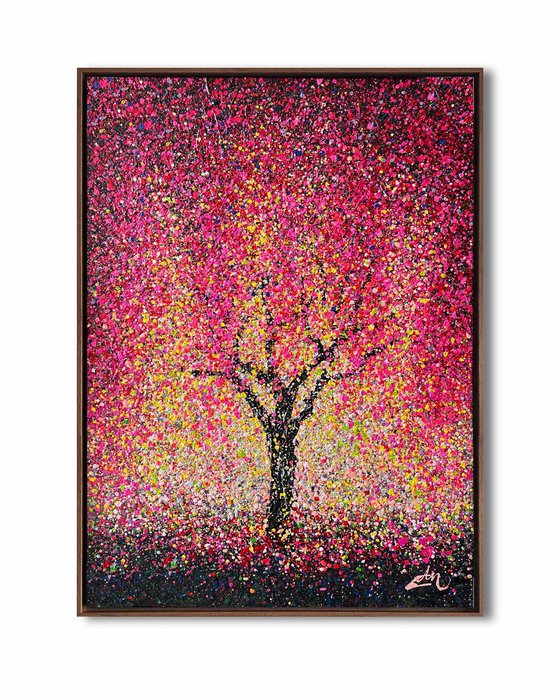 Pink Serenity - framed
