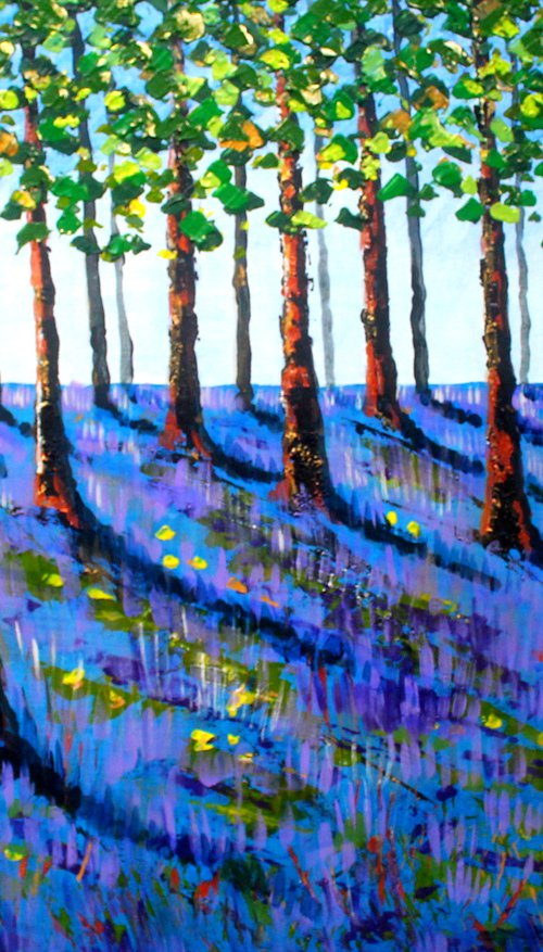 Bluebell wood V by Paul J Best