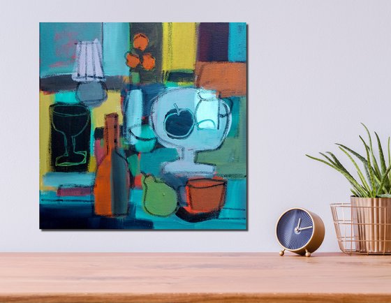 Interior with a White Jug III