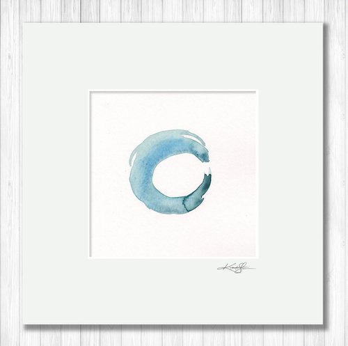 Enso Serenity 72 - Enso Abstract painting by Kathy Morton Stanion by Kathy Morton Stanion