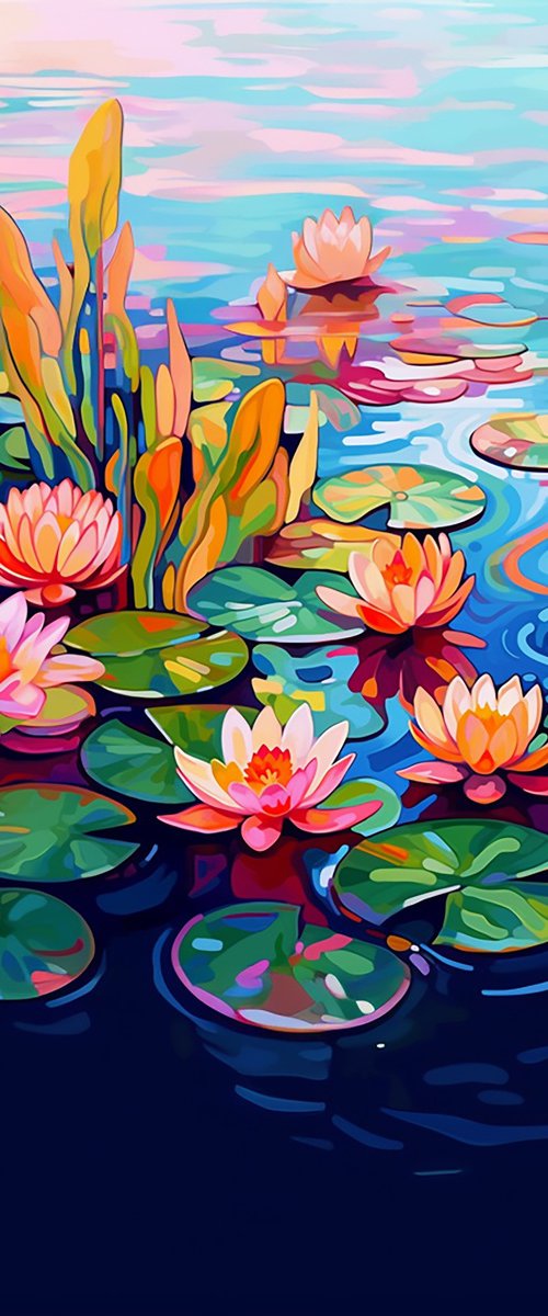 Water lilies III by Kosta Morr