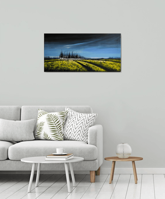 Horizon line III - Fields and Colors Series-