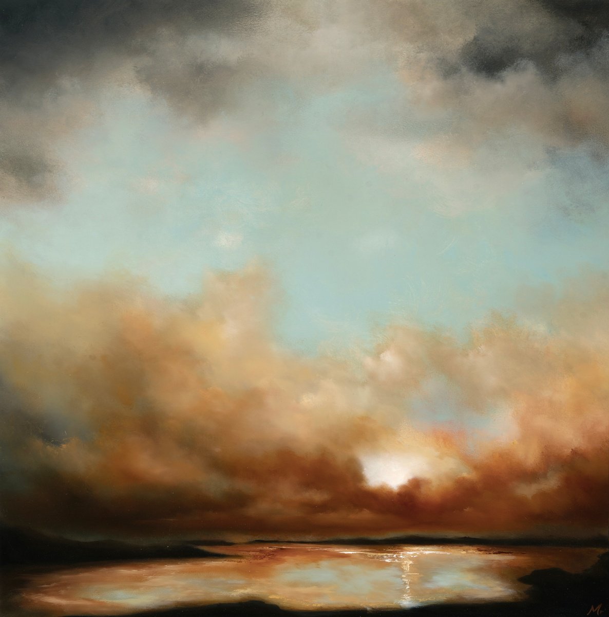 Isle Of Skye Sunset 3 By Rolf Marriott, 25 X 25, Artwork For Sale On Artfinder