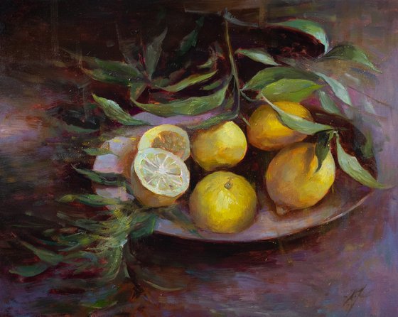 lemons and leaves