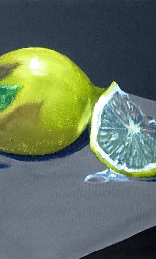 Still life with Lemon by Alan Harris