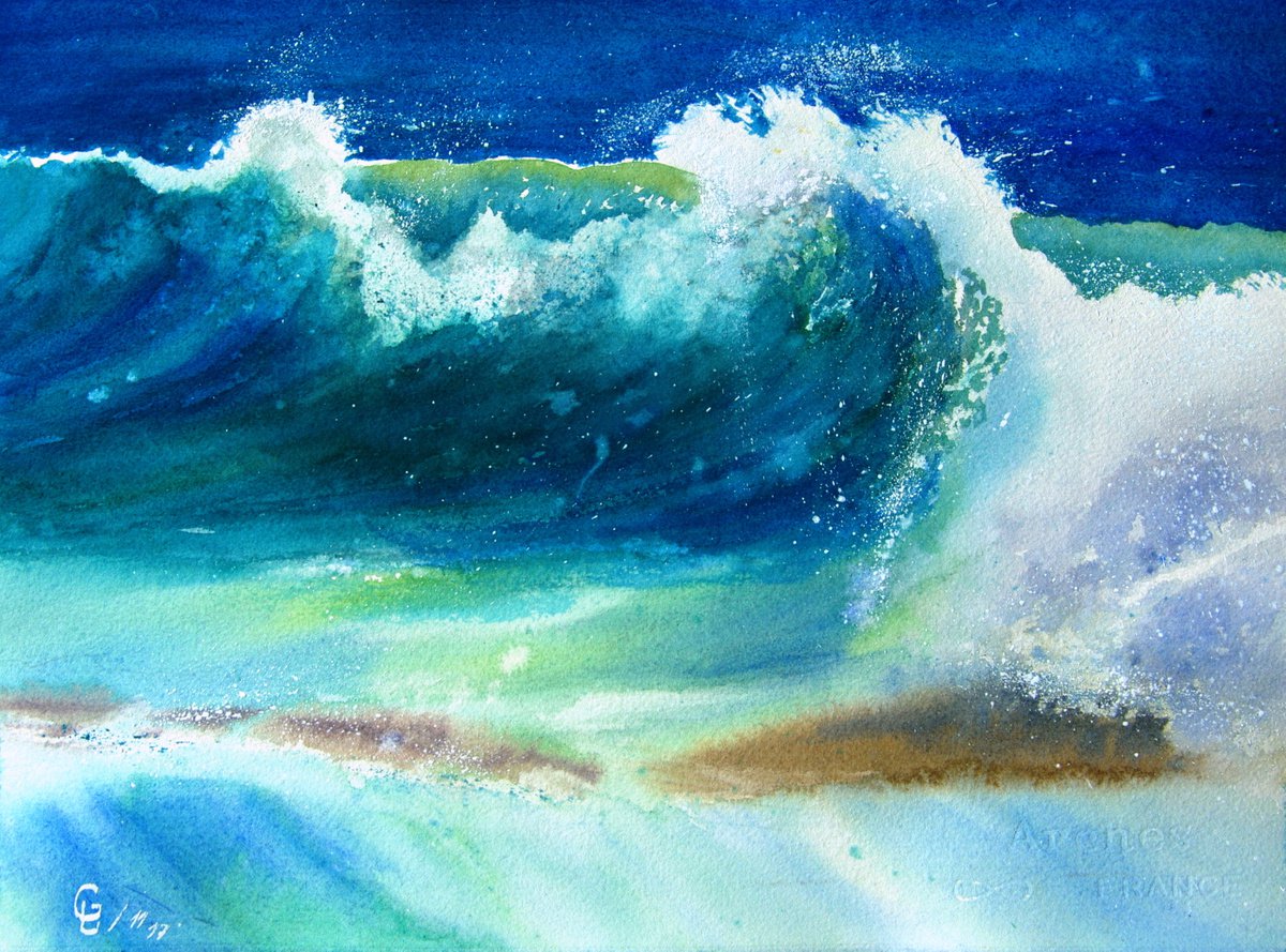 Wave splash by Elena Gaivoronskaia