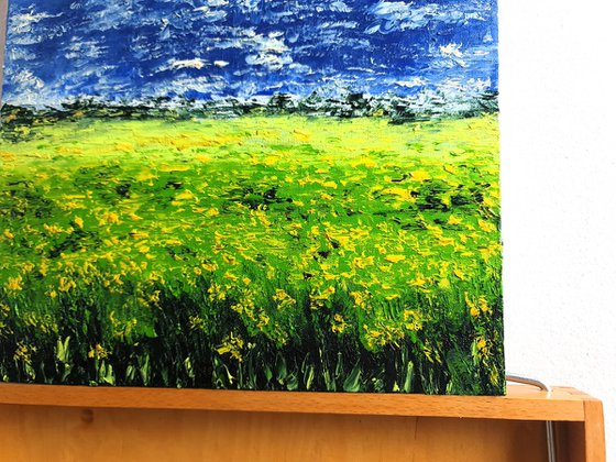 Green Yellow Field