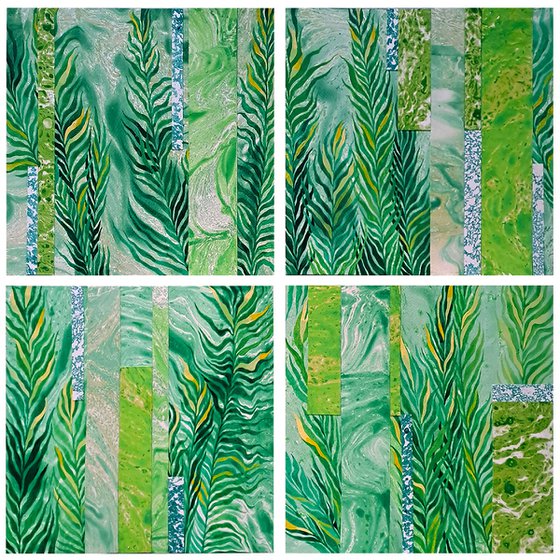 Set of 4 «Tropical Retreat»