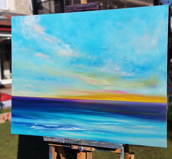 Call It Dreaming - Cornish Seascape, Art, Skyscape