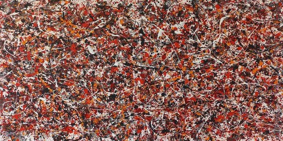 J. Pollock style acrylic by M.Y.