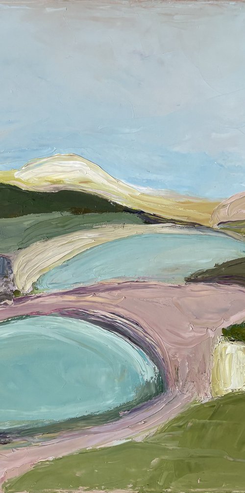 Multicoloured twin Pools of Spring Hills by Daniela Nocito