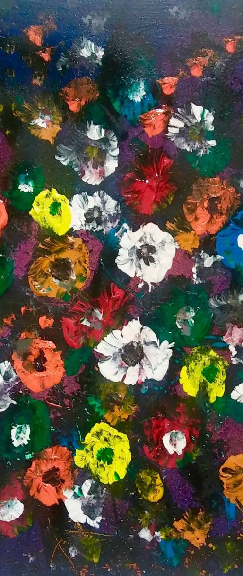 Ocean of flowers XVIII by Alejos