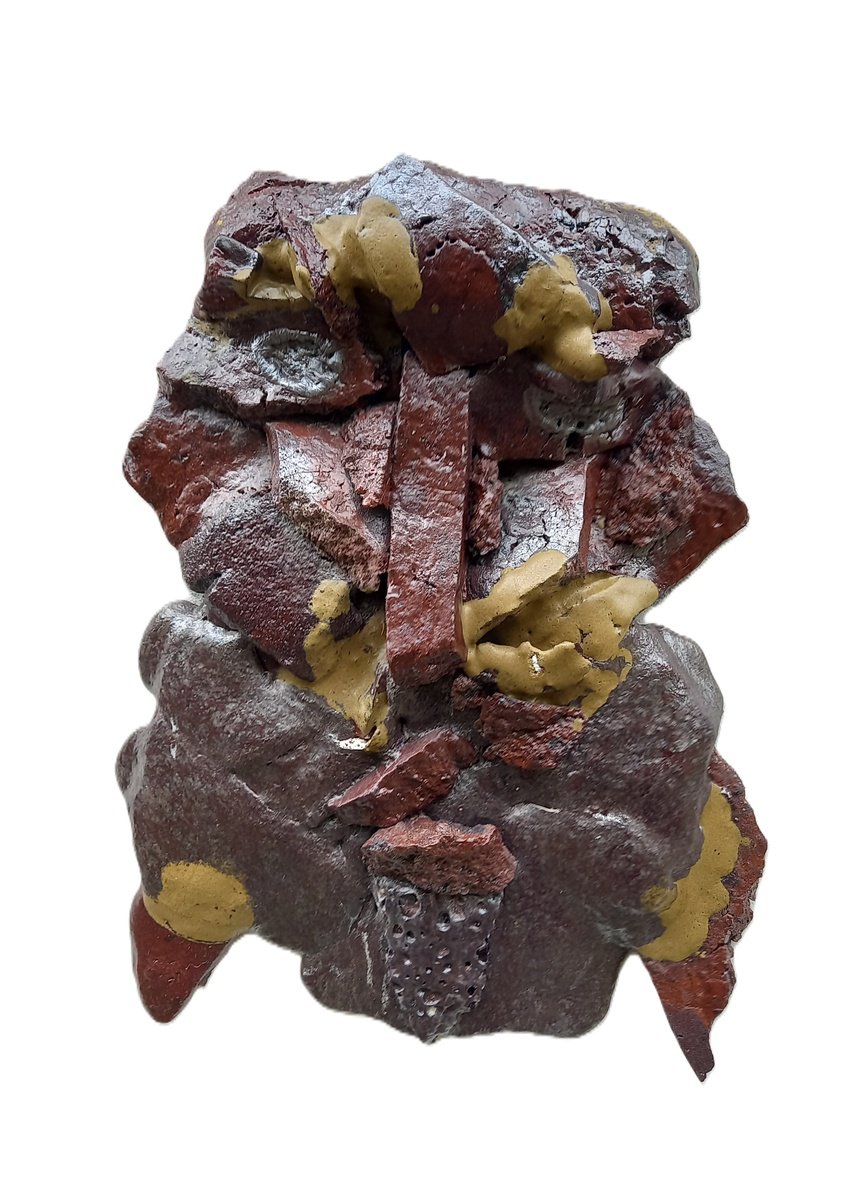 Expressive Portrait Relief By Ognyan Chitakov, 11 X 16", "Nain", Original Artwork