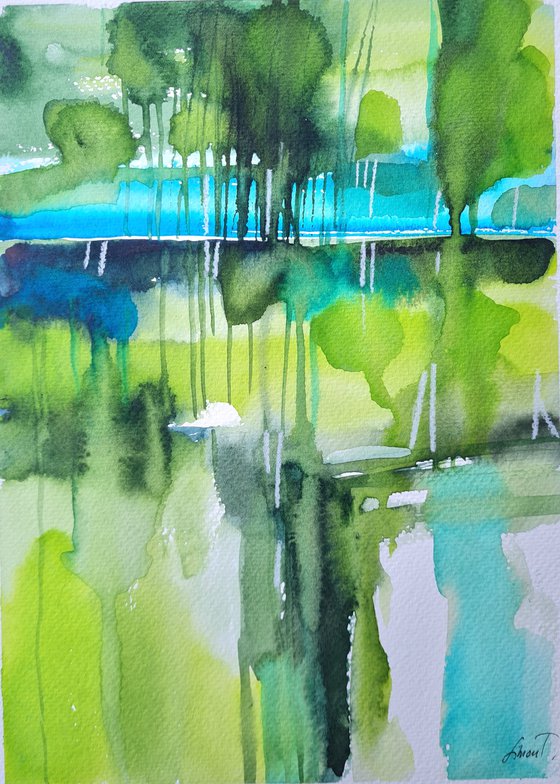 Green shine 24x32cm