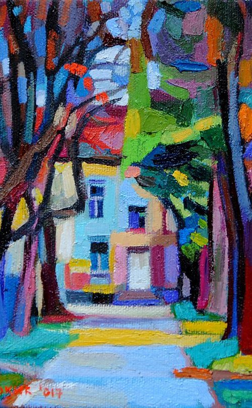 Avenue / 30 x 20 cm by Maja Đokić Mihajlović