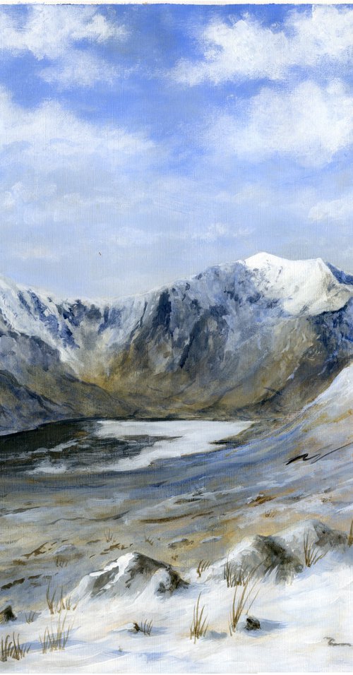 Y Garn From Ogwen Valley by Bryn Humphreys