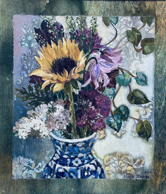 Bouquet with sunflower