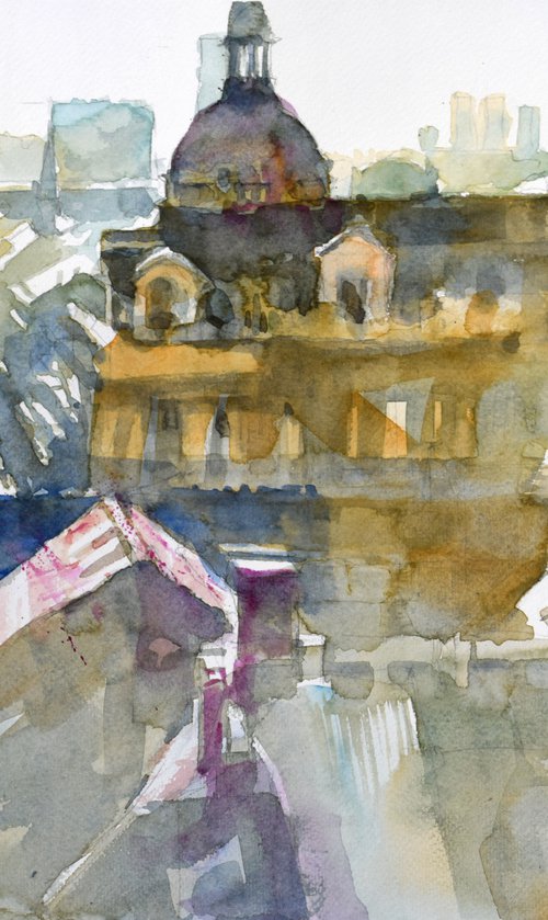 Towards the sunlight 2 by Goran Žigolić Watercolors