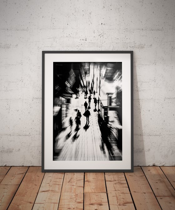 Abstract Busy Street 16x11 inch Limited Edition Photographic Print #1/50