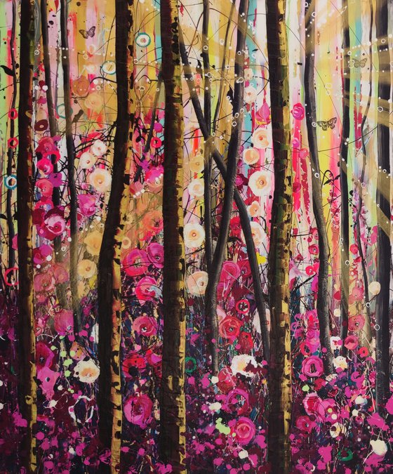 Enchanted - Large painting (Diptych)