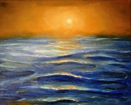 Sea and sun by Nektaria G
