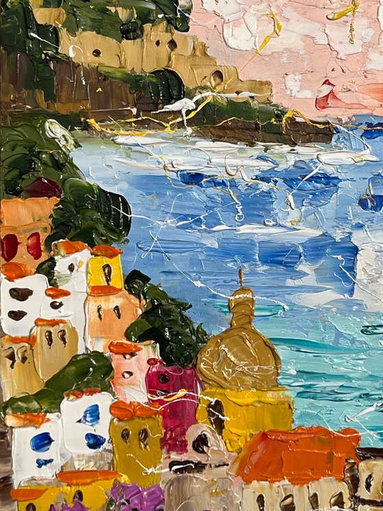 Positano Painting