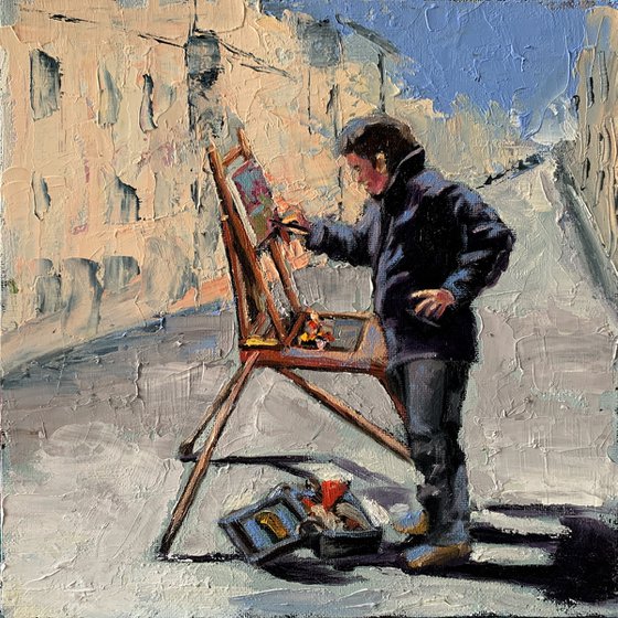 Street artist.