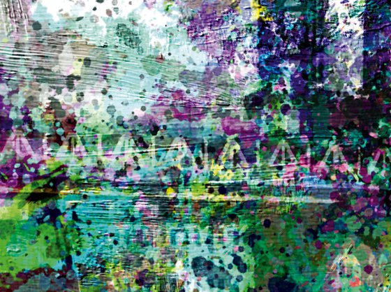 Gotas de color, Manhattan bridge/original artwork