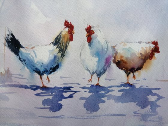 roosters and hens 10