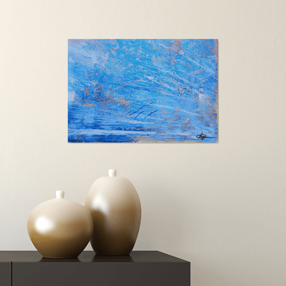 Landscape with splashes