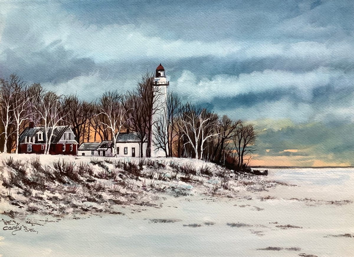 Lighthouse in Michigan by Darren Carey