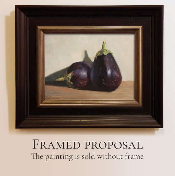 2 Aubergines