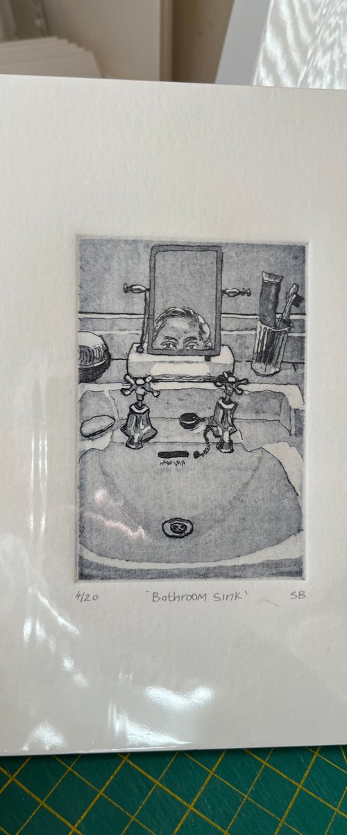 Bathroom sink. by Stephen Brook