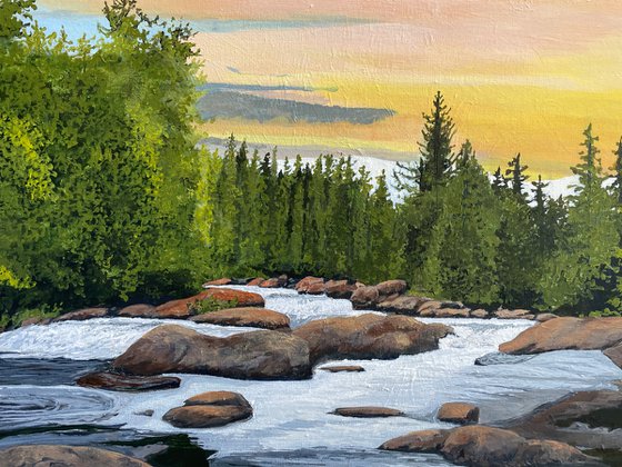 Evening Cascade