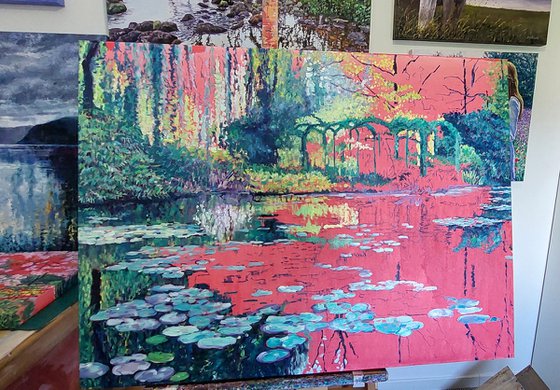 Lily Pond Reflections