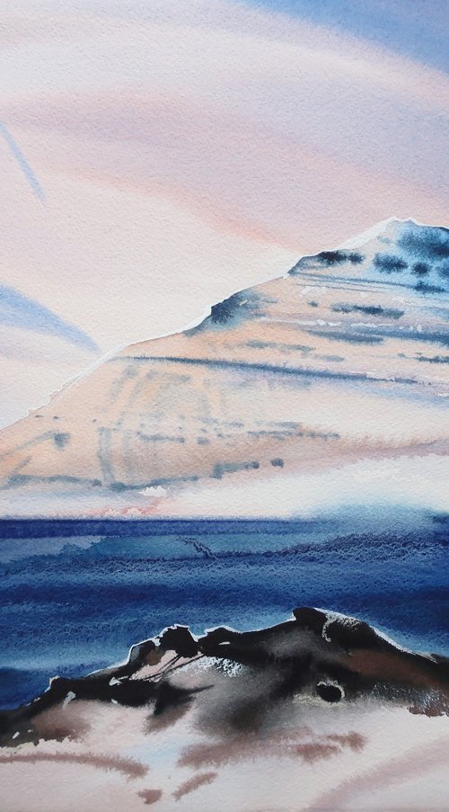 Iceland. Winter landscape by Alla Vlaskina