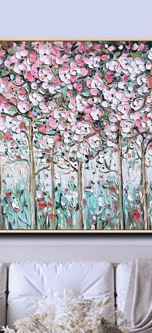 Cherry Blossom Garden by Lana Guise
