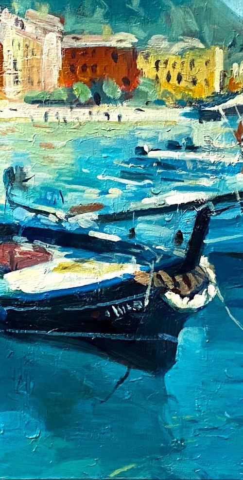 Cinque Terre Boats No.1 by Paul Cheng